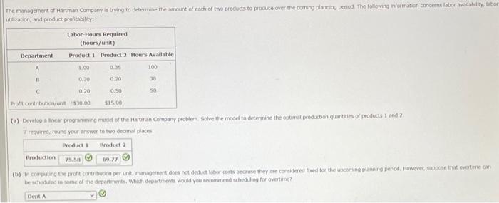 Use Excel Solver. Hours available for A is 100, B