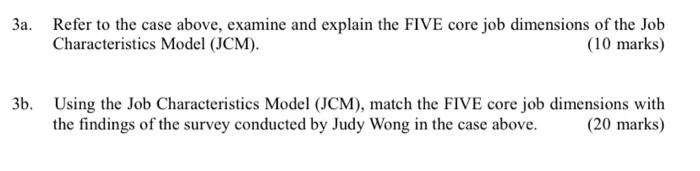 3. Study the case below and answer the following