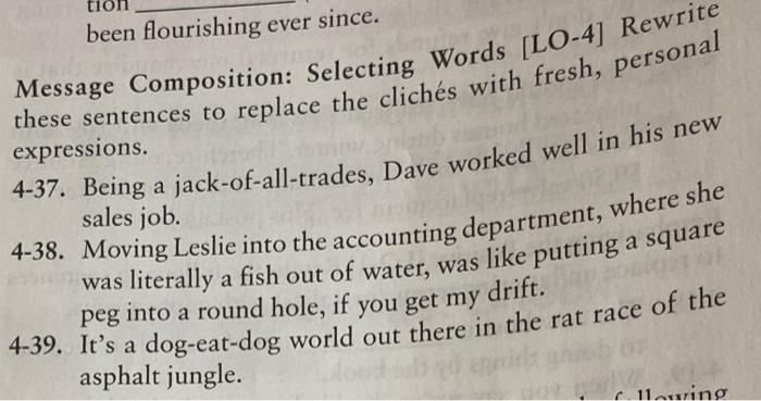 been flourishing ever since. Message Composition: