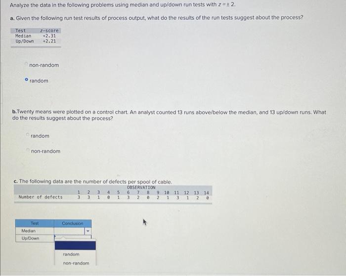 please find if it is random or non-random.