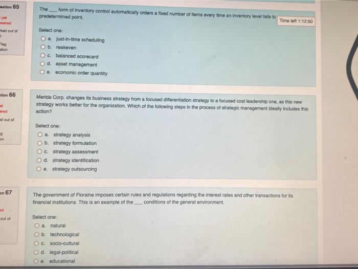 Question 68 There are several crted for