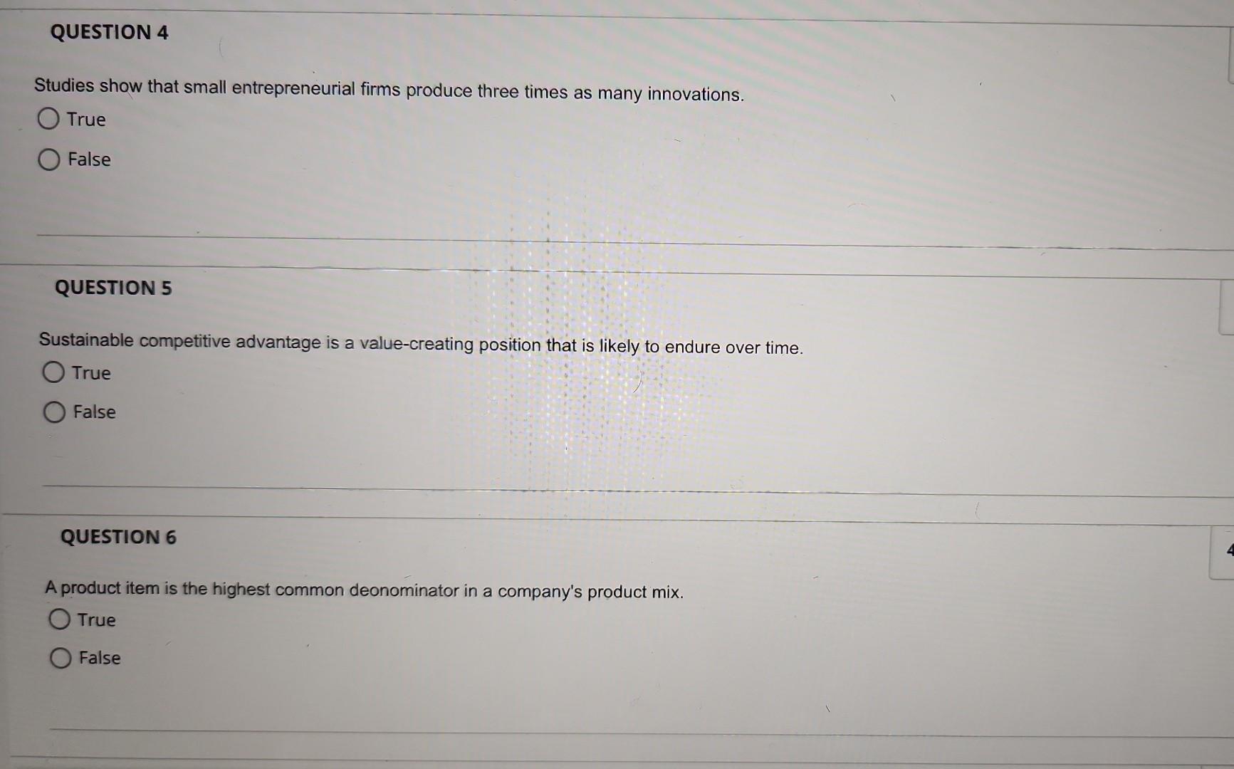 Some of the fruits of competitive advantage are