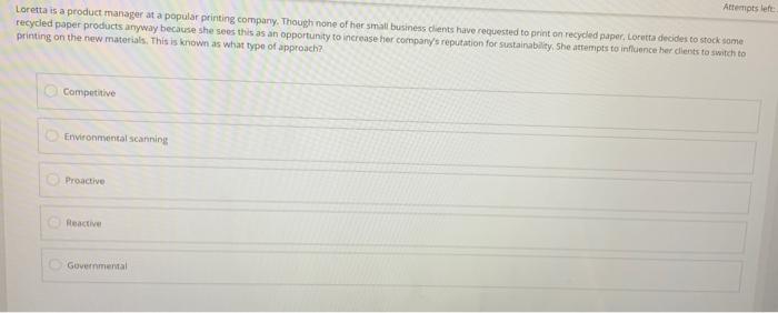 Loretta is a product manager at a popular