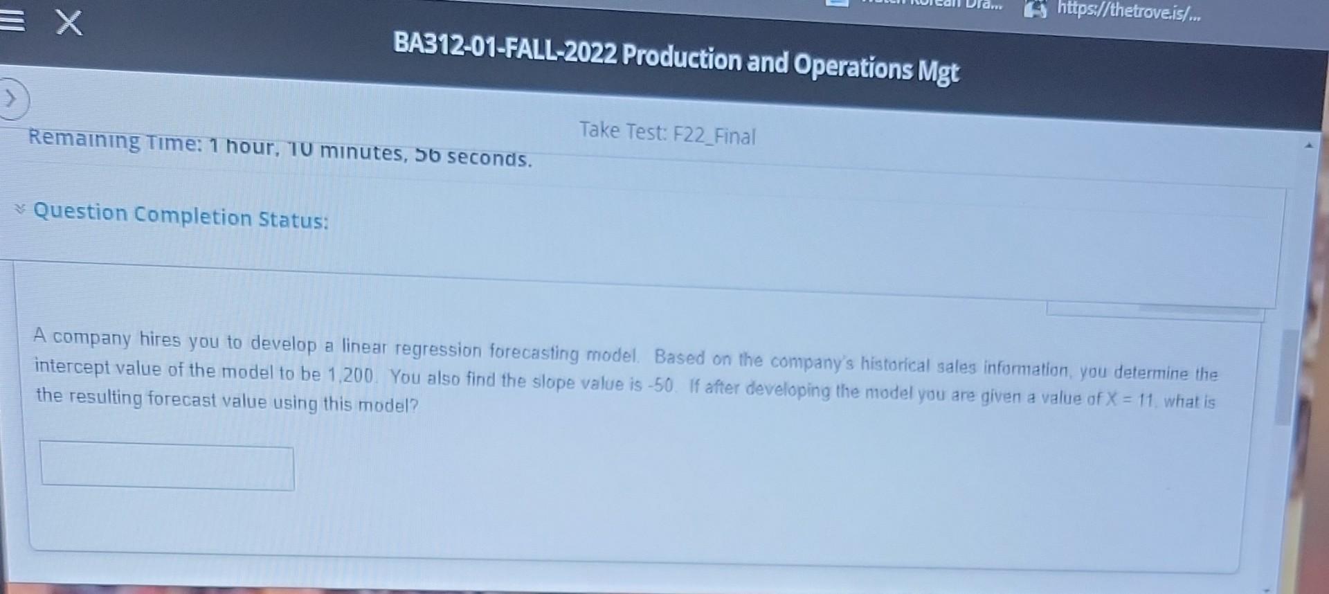 A company hires you to develop a linear