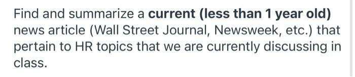 NEEDS TO BE A CNN ARTICLE Find and summarize a