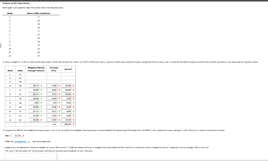 Problem 15-00 (Algorithmic) Reter again to the
