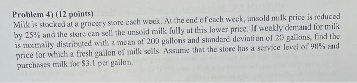 Problem 3 ) (12 points) a) Compute the