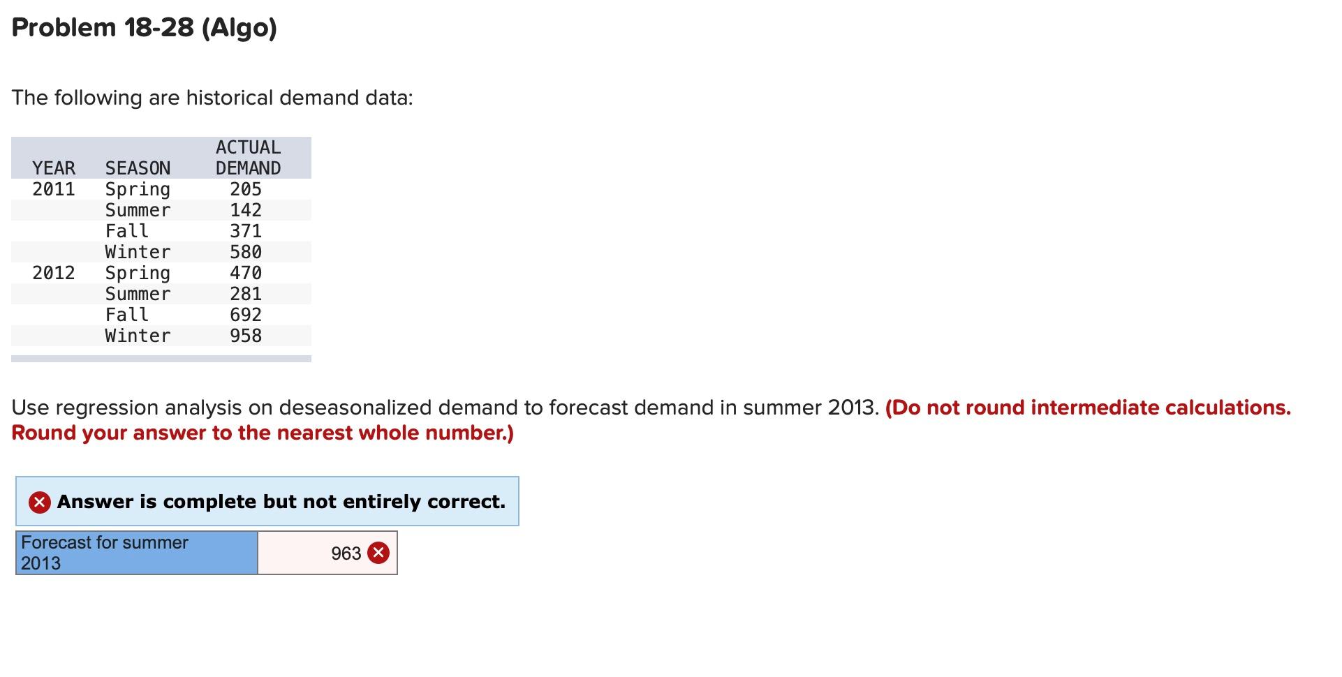 I don't know what I did wrong? Problem 18-28