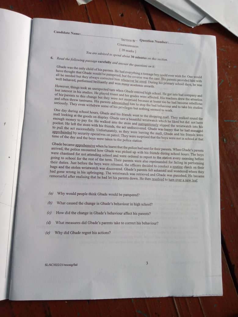 Candidate Name: Se Question