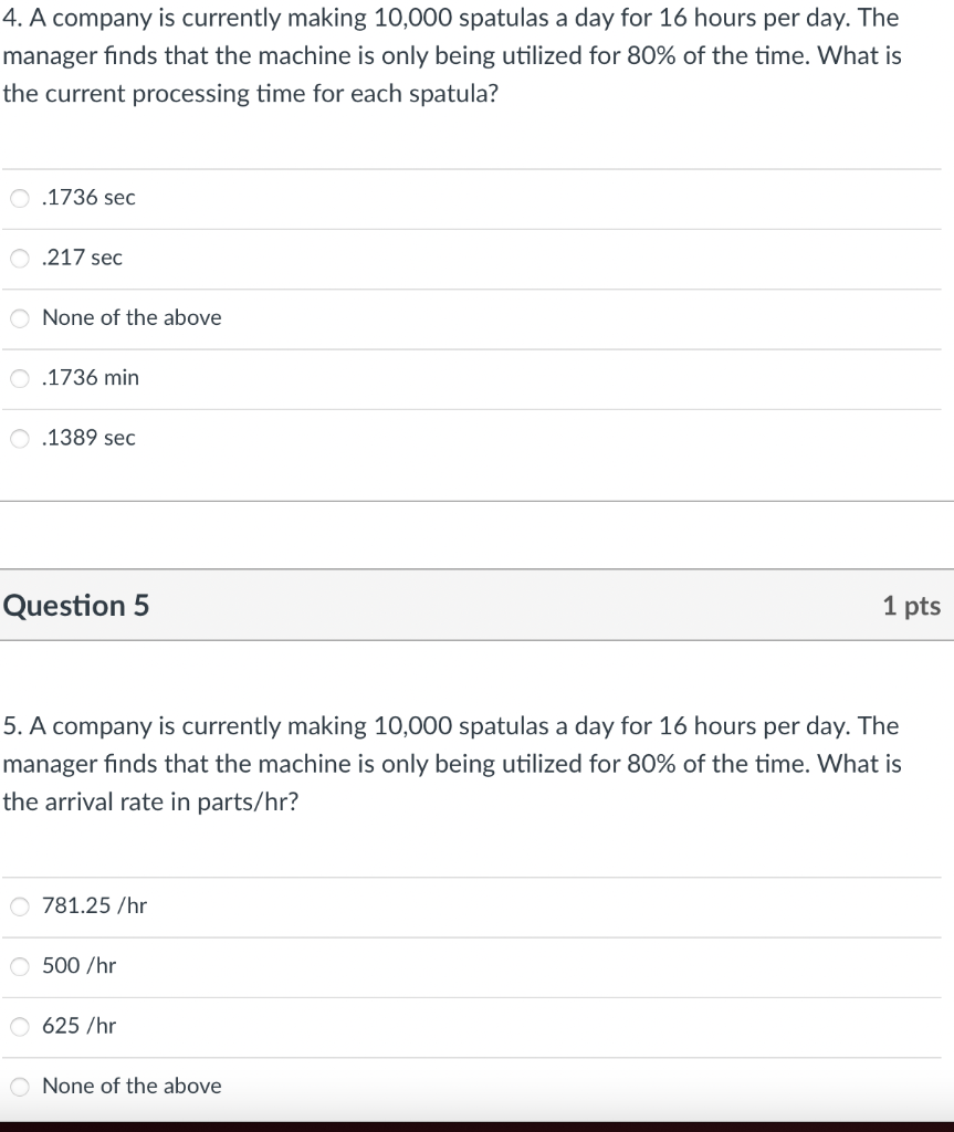 all questions are the same but different outcome,