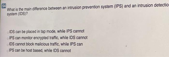 What is the main difference between an intrusion
