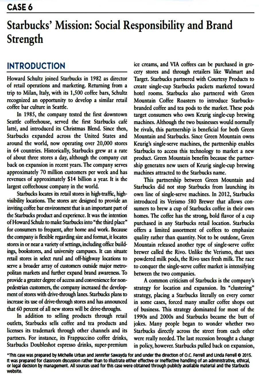 ANSWER THE FOLLOWING AFTER READING THE CASE: 1.