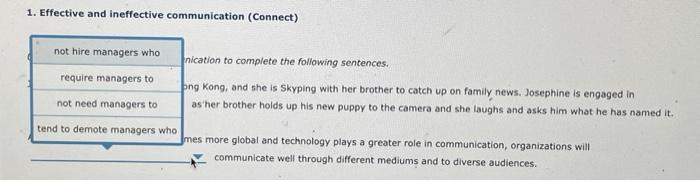 Use your understanding of communication to