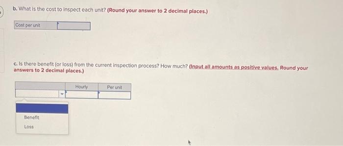 A company currently using an inspection process