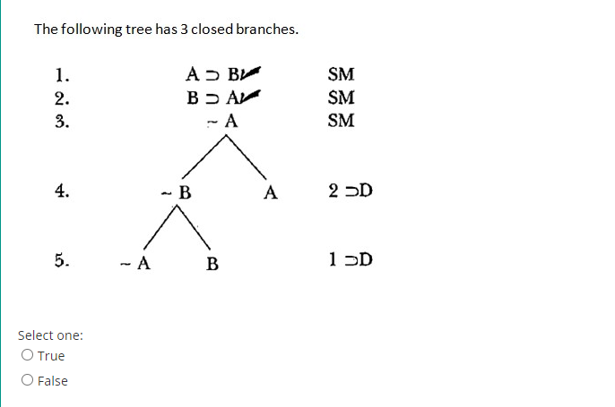 just the answer please. The following tree has 3