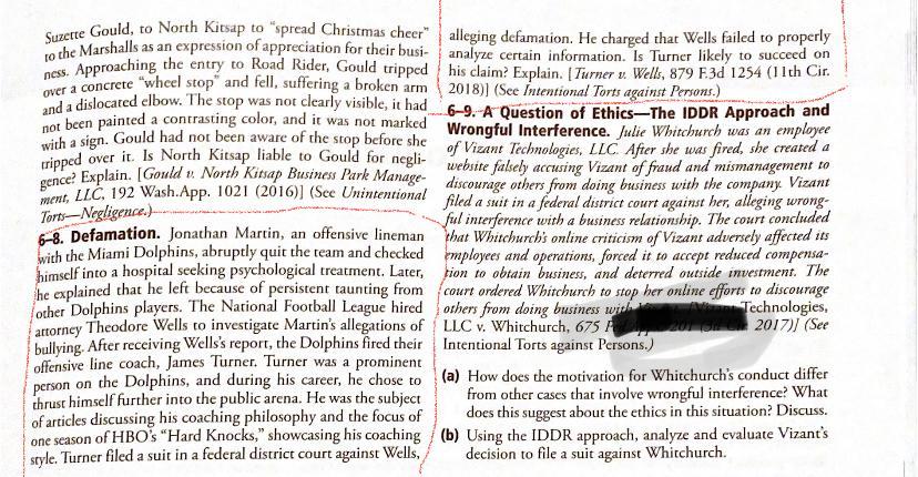 Answer the question in Business Case Problems 6-8