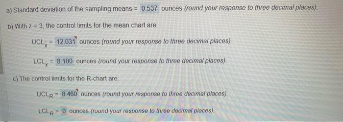 Refer to Table S61 - Factors for Computing
