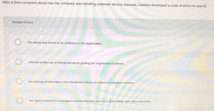 After a third complaint about how her company was