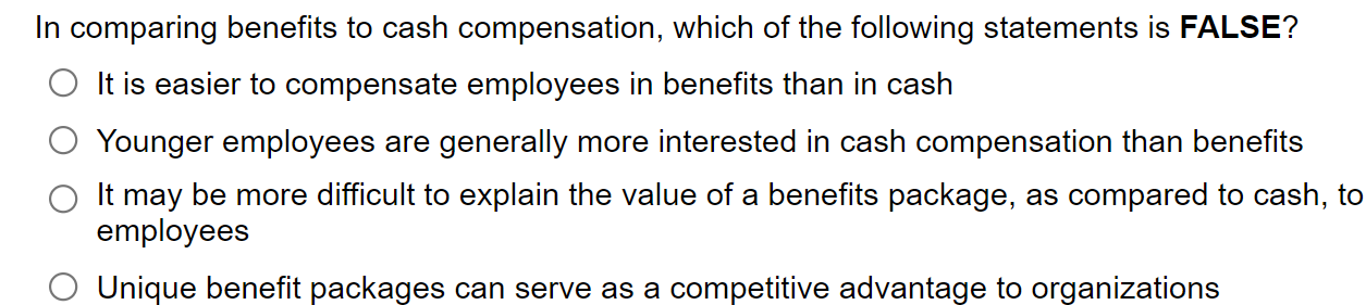 An organization is considering whether or not a