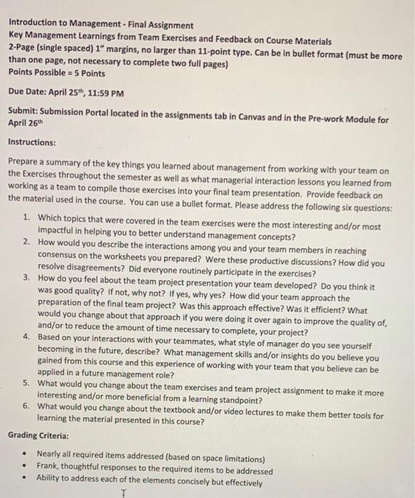 Write it based in the book - Management: The