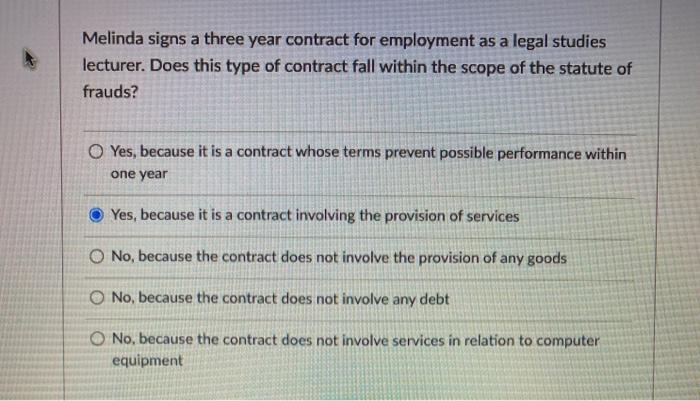 Contracts for the sale of goods totaling more