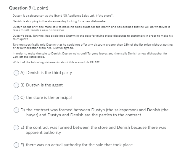 Question 8 (1 point) Aki's friend, Tashi, gives