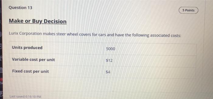 use the table to answer these questions Make or