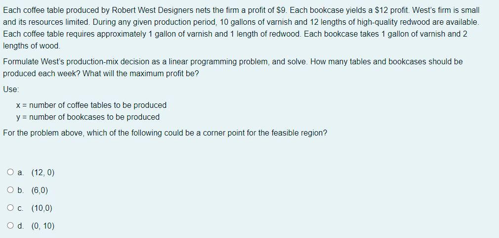 Each coffee table produced by Robert West