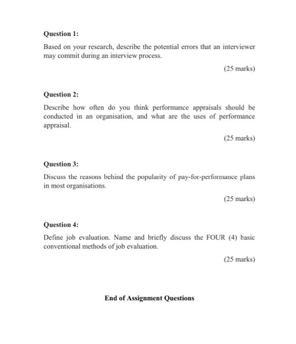 Question 1: Based on your research, describe the