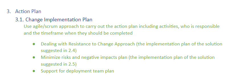 Help needed to solve the green questions based on
