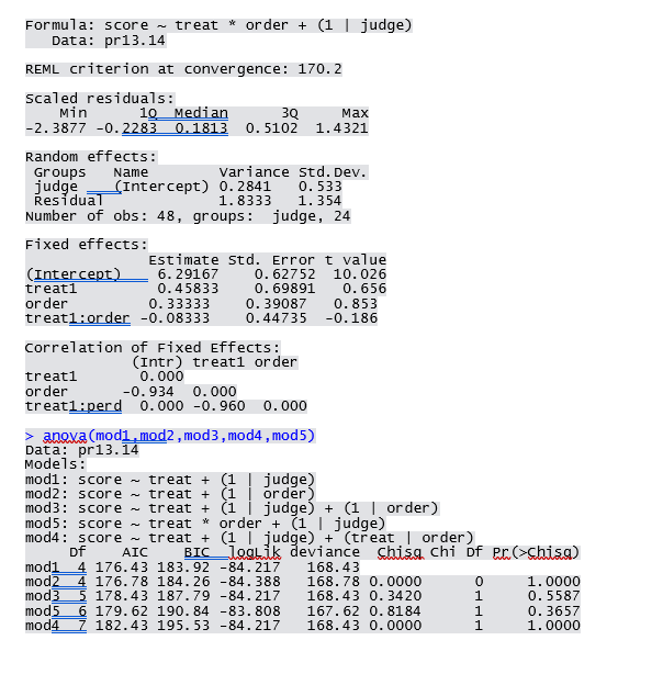 APPLIED EXPERIMENTAL DESIGN Show all work and use