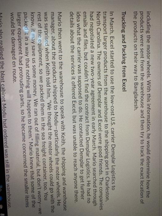 Question 7 (7 points) If you were responsible for