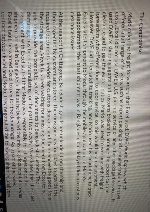 Question 7 (7 points) If you were responsible for