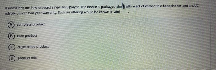 GammaTech Inc, has released a new MP3 player. The