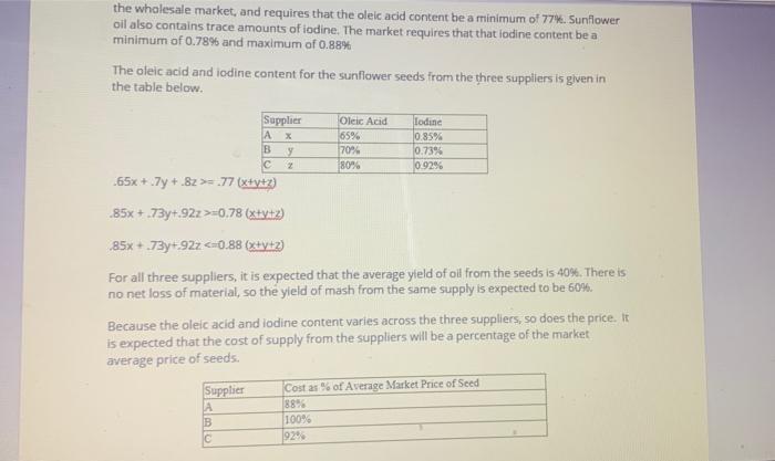 talk about this case study and also prepare excel