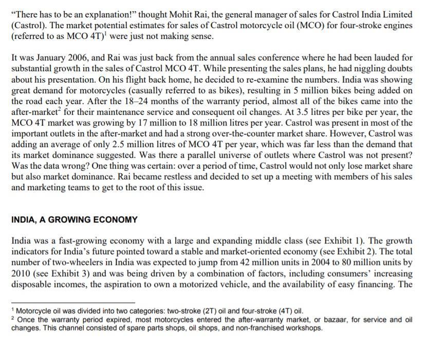 Based on the above Case study we need to answer