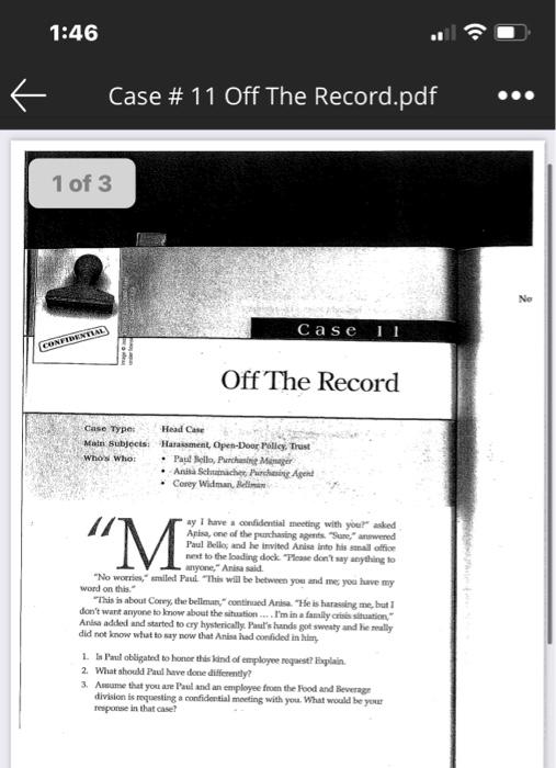 i need answer to the question number 3 1:46 k