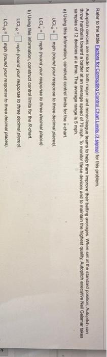 Refer to the table Eactors for Computing Control