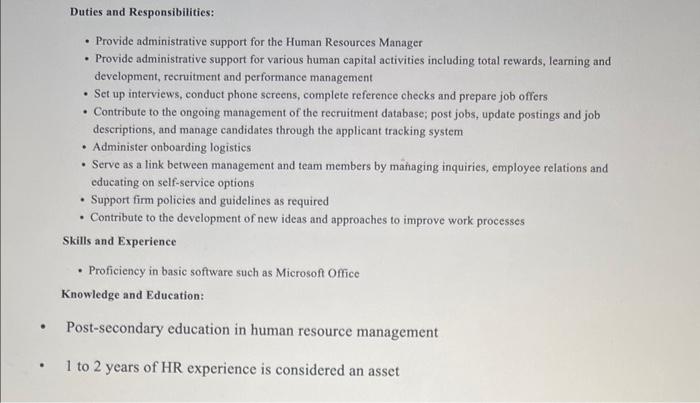 Your new HR Administrator has just started a few