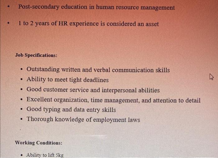 please help Your new HR Administrator has just