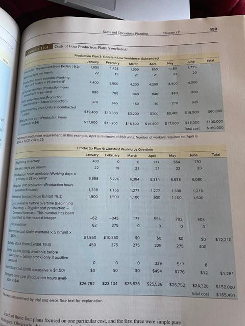 Please help! im stuck Using the data in Exhibit