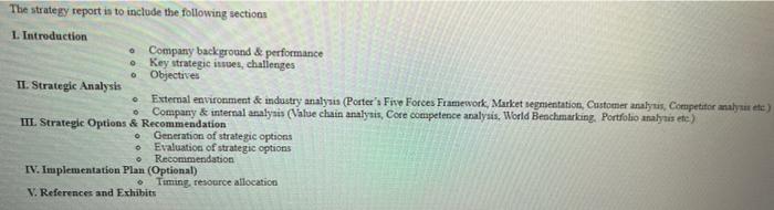 Solve fully in detail, Complete a strategy report