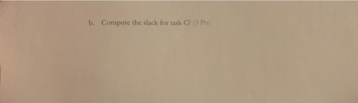 5. Using the table provided, answer the following