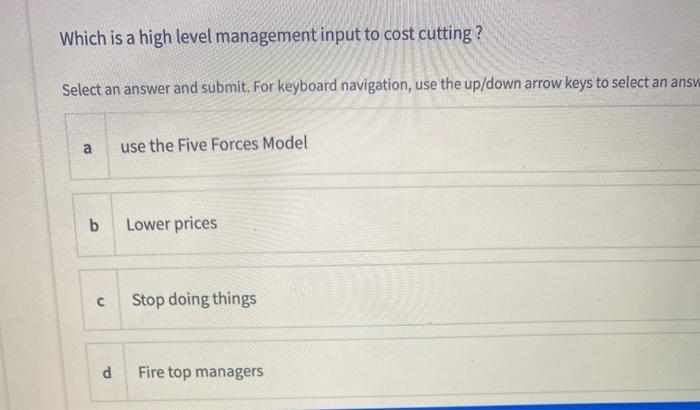 Another name for the GE model is? Select an