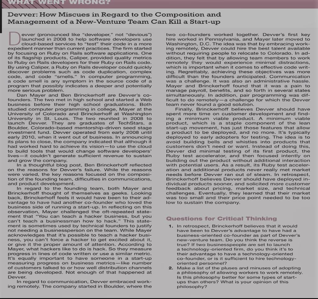 -Summarize the case shortly and simply WENT W