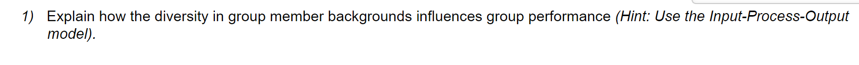 1) Compare/Contrast Situational leadership