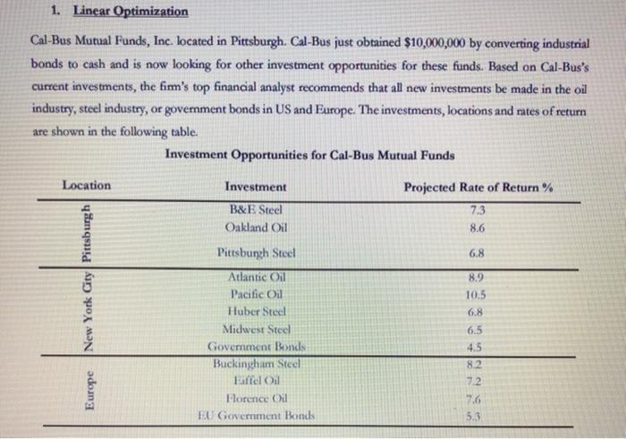 (Scenario 1) Please include mathematical model,