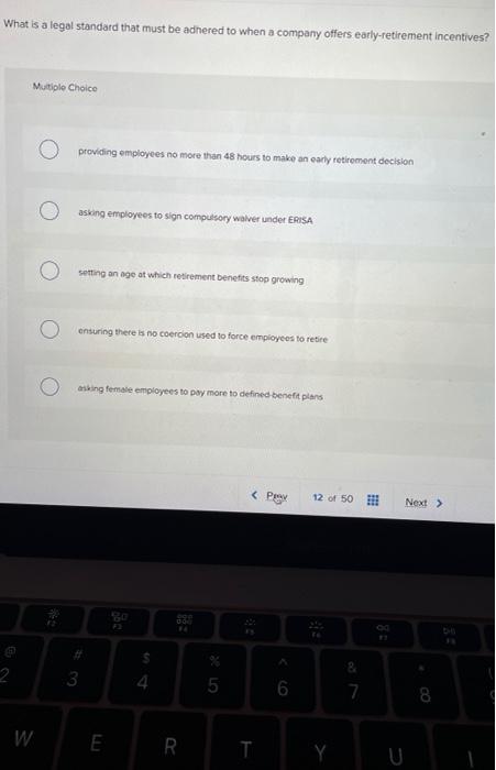 What is a legal standard that must be adhered to