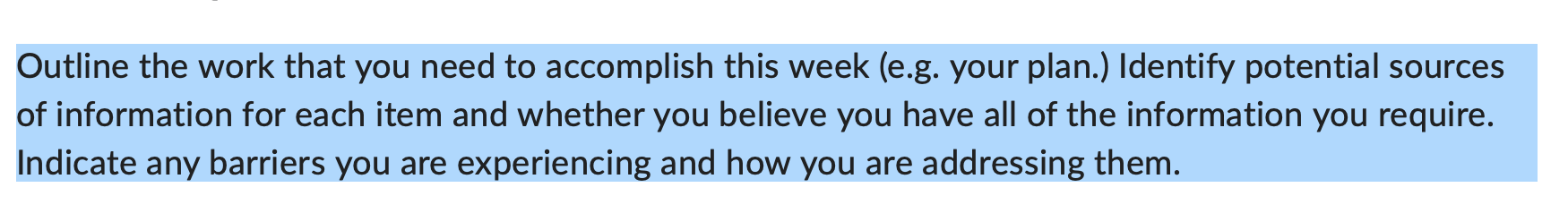 For the information security analyst Outline the