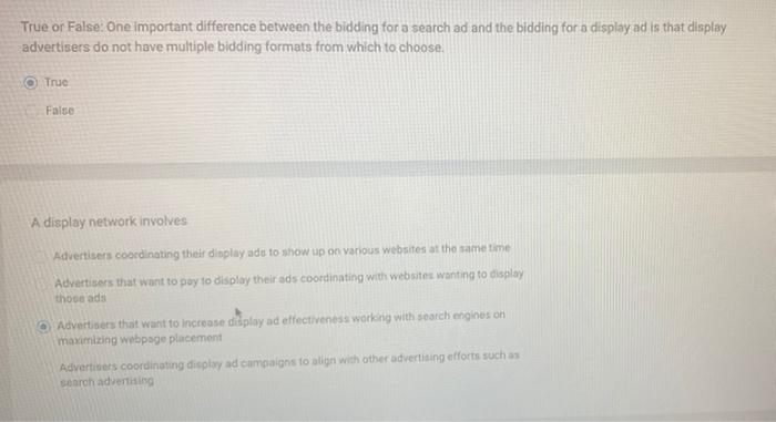 True or False: One Important difference between